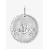 Van Cleef & Arpels rhodium-plated Leo pendant 21mm, imported from the UK