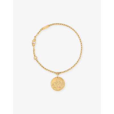 selfridges Van Cleef & Arpels Zodiaque Libra 18ct Yellow-Gold Bracelet- Buy online at McGrocer