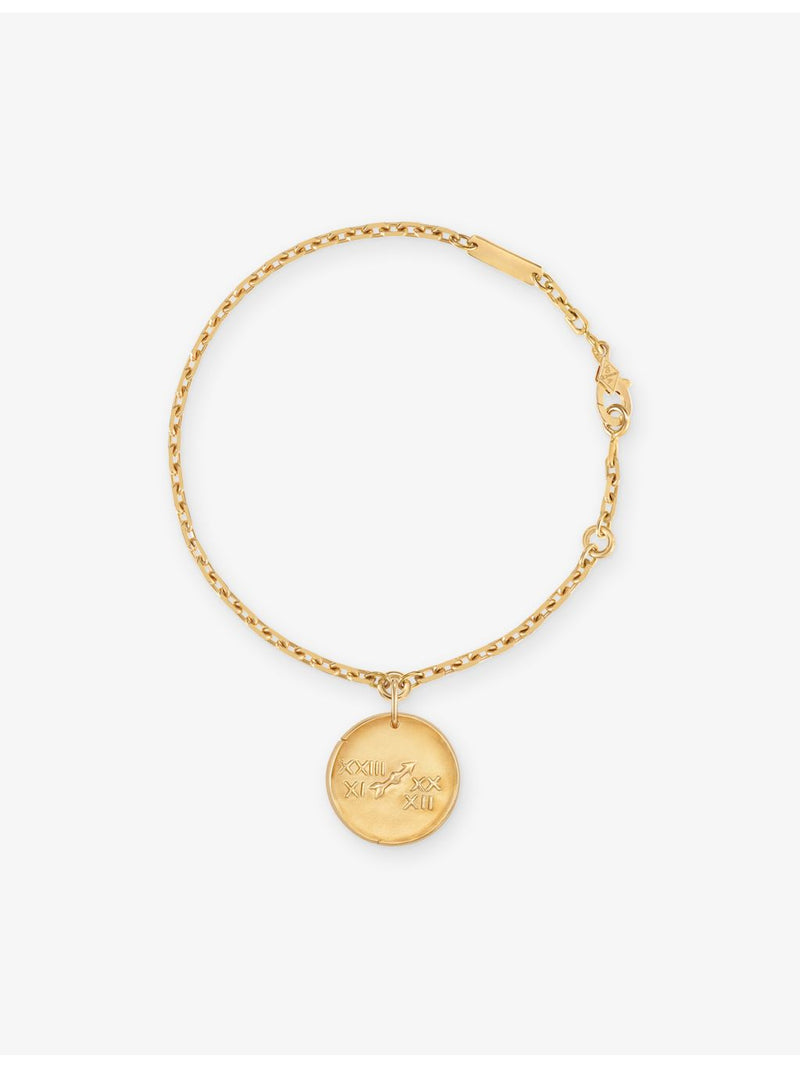 Van Cleef & Arpels Zodiaque Sagittarius 18ct yellow-gold bracelet, UK version