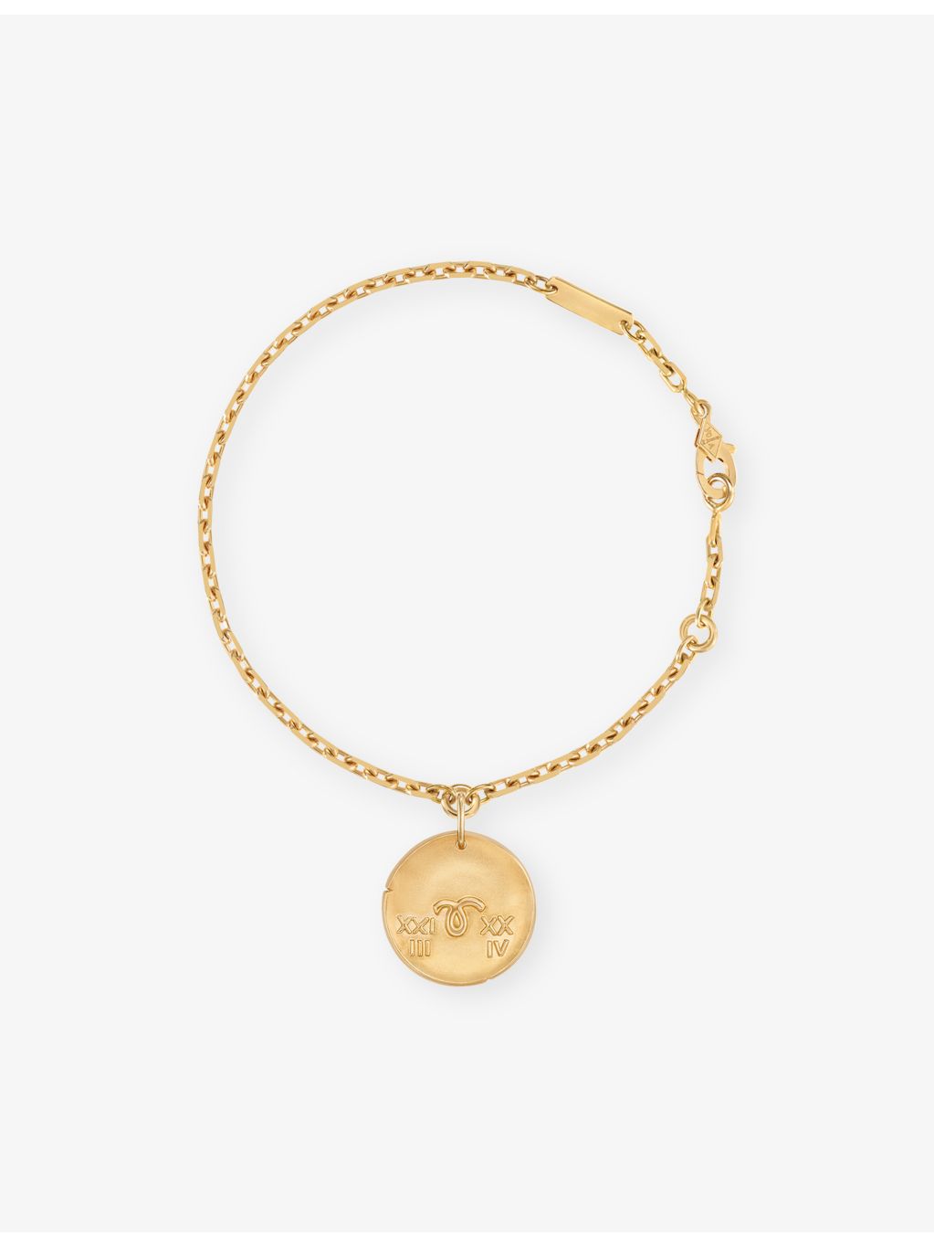 Van Cleef & Arpels Zodiaque Aries 18ct yellow gold bracelet, UK version