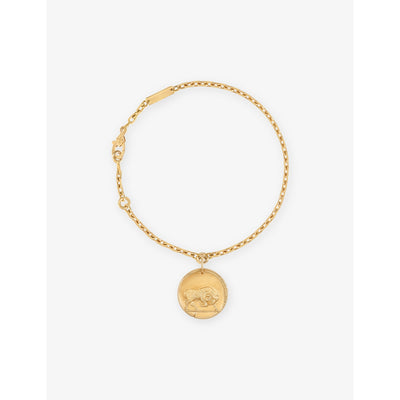 selfridges Van Cleef & Arpels Zodiaque Aries 18ct Yellow Gold Bracelet- Buy online at McGrocer
