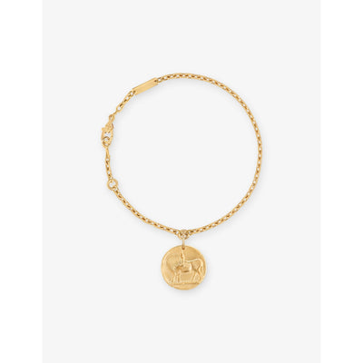 selfridges Van Cleef & Arpels Zodiaque Taurus 18ct Yellow-Gold Bracelet- Buy online at McGrocer