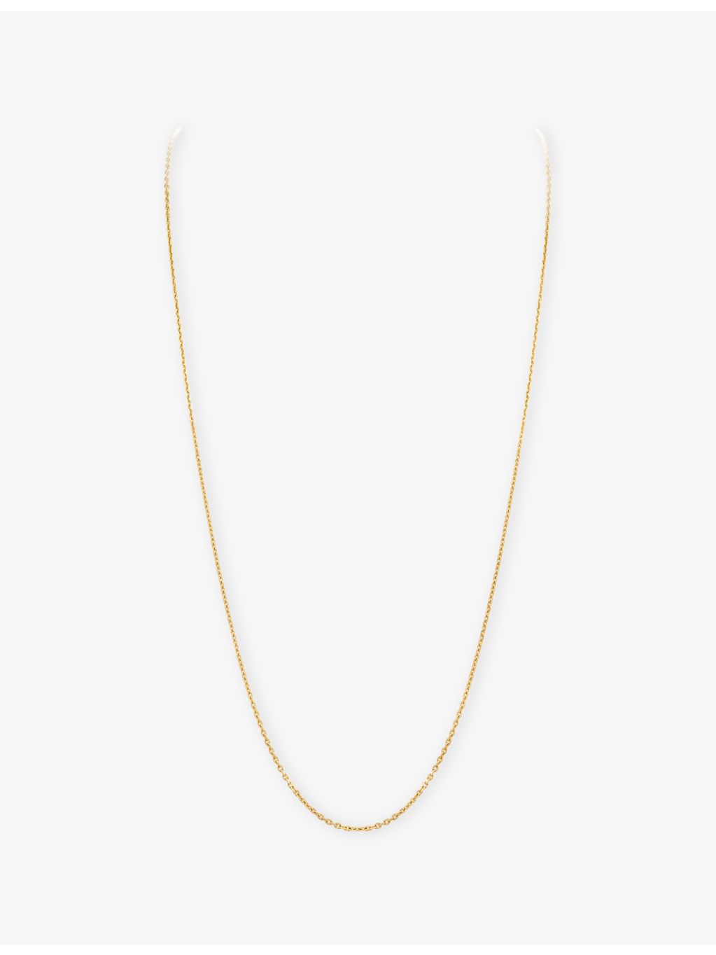 Van Cleef & Arpels 18ct yellow gold trace chain necklace, imported from the UK