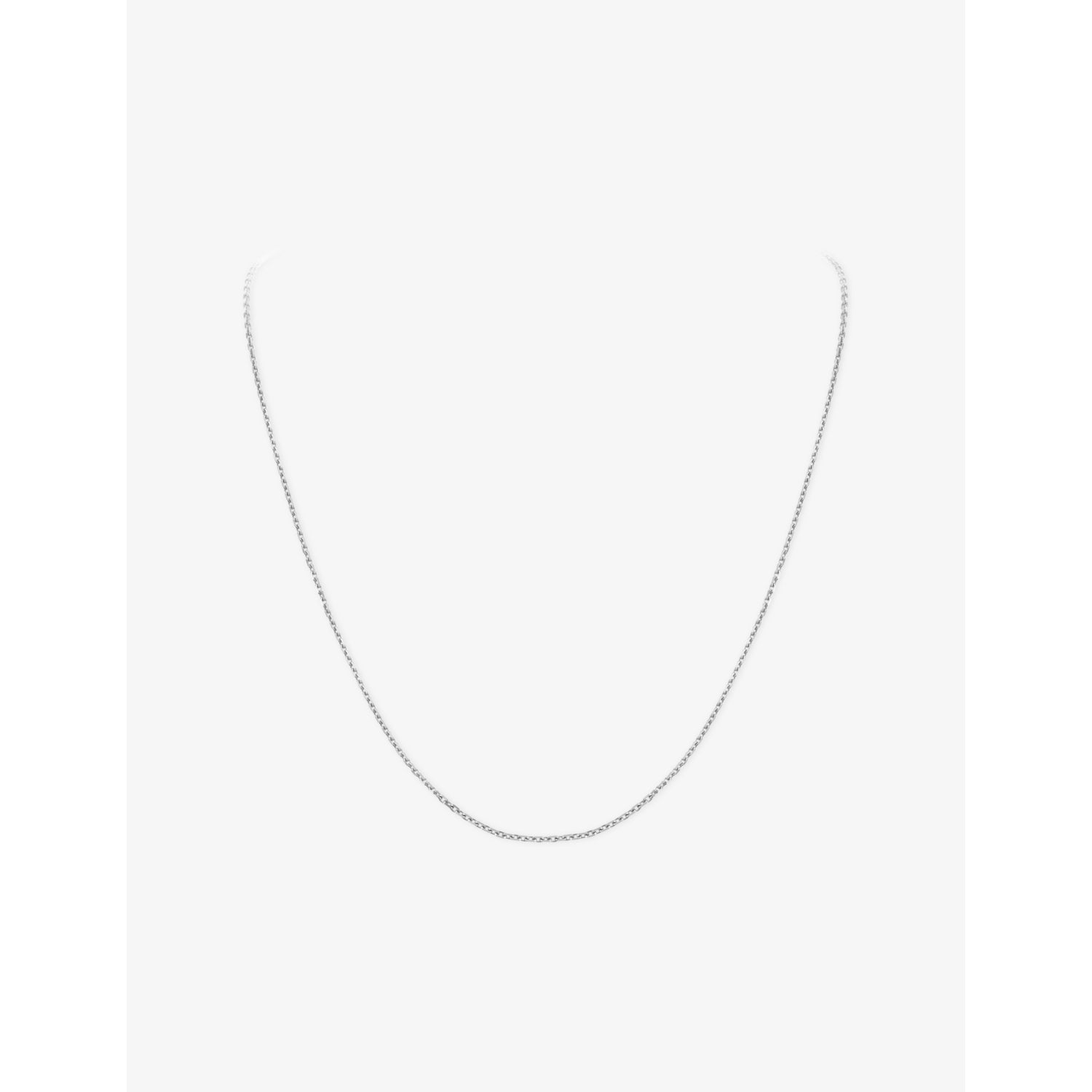 Van Cleef & Arpels 18ct white gold trace chain necklace (British brand)
