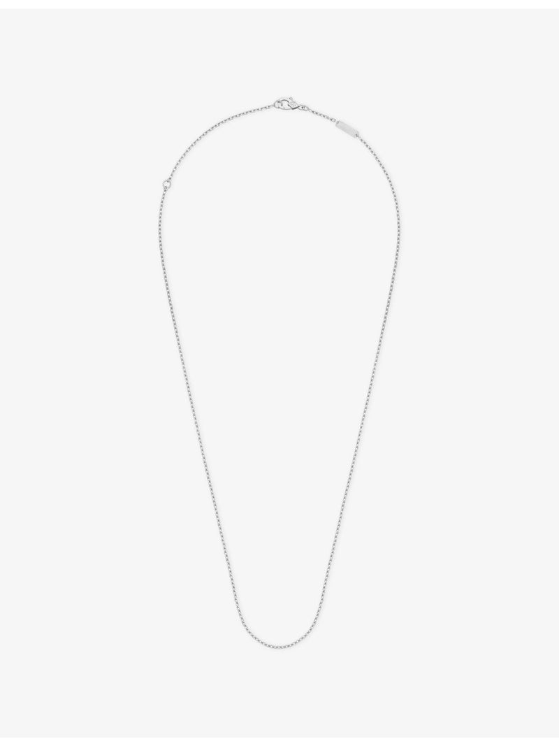 Van Cleef & Arpels 18ct white gold trace chain necklace (British brand)