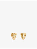 Astley Clarke heart crystal huggie earrings, UK version