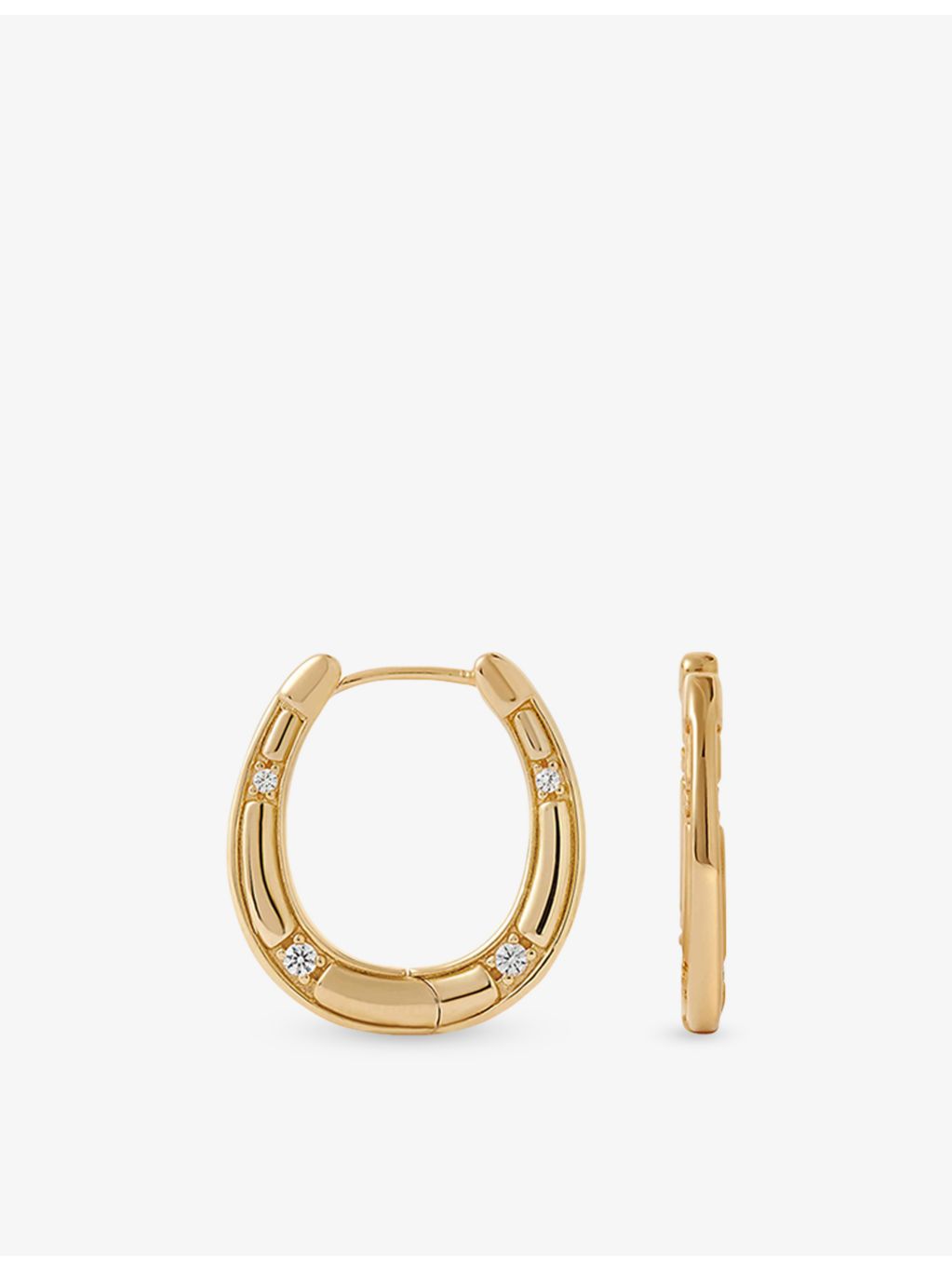 Astley Clarke horseshoe hoop earrings 20mm - British product