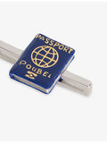Poubel sterling silver enamel passport charm 2.5cm - British product