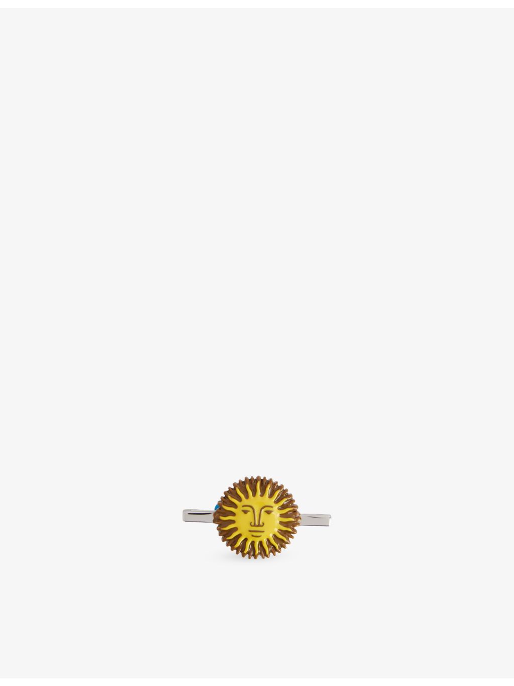 Poubel St Moritz Sun sterling silver enamel charm (British brand)