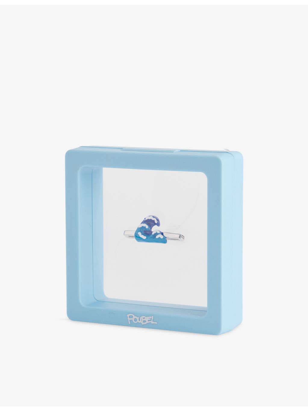 Poubel sterling silver and enamel La Mer charm 2.5cm (British brand)