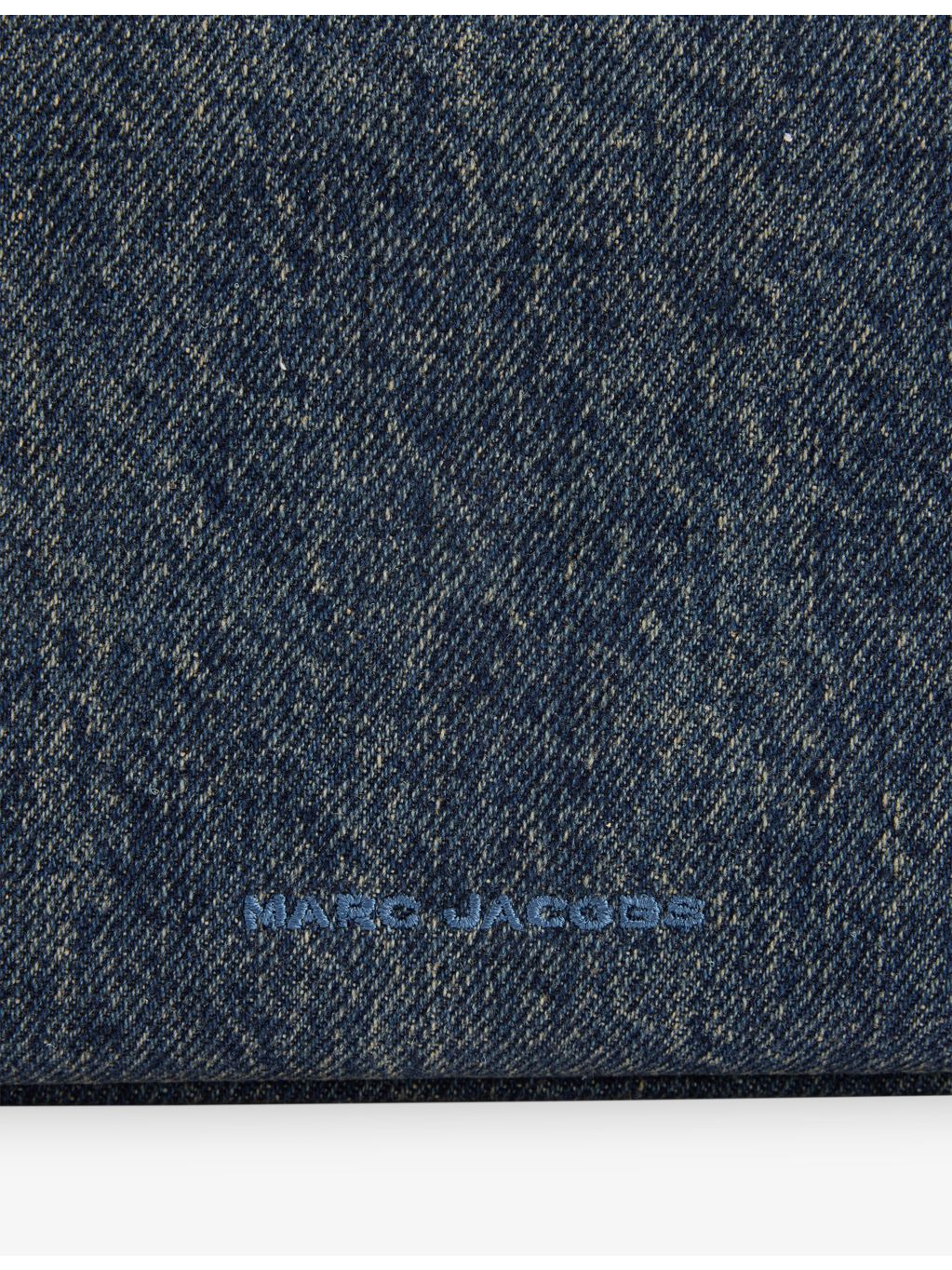 Marc Jacobs denim shoulder bag with interchangeable straps (British brand)
