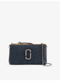 Marc Jacobs denim shoulder bag with interchangeable straps (British brand)