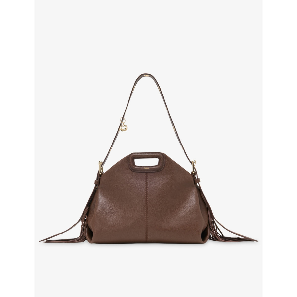 Maje Miss M Leather Shoulder Bag