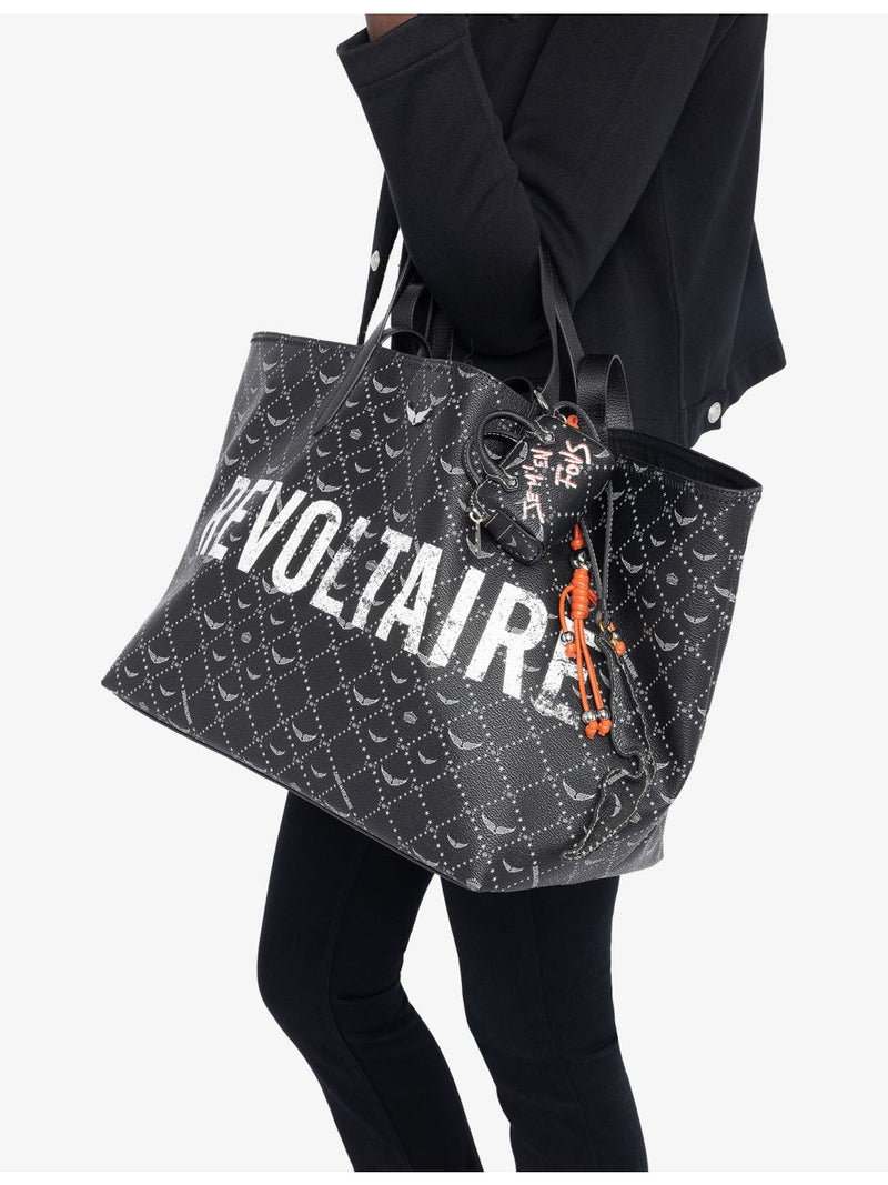 Zadig&Voltaire XL faux-leather tote bag, branded - British product