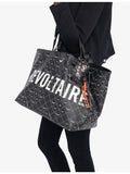 Zadig&Voltaire XL faux-leather tote bag, branded - British product