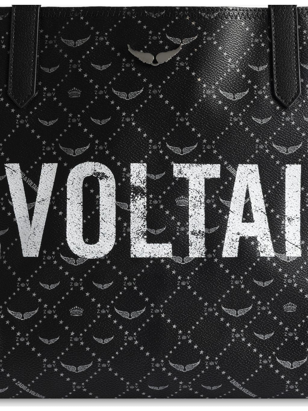 Zadig&Voltaire XL faux-leather tote bag, branded - British product