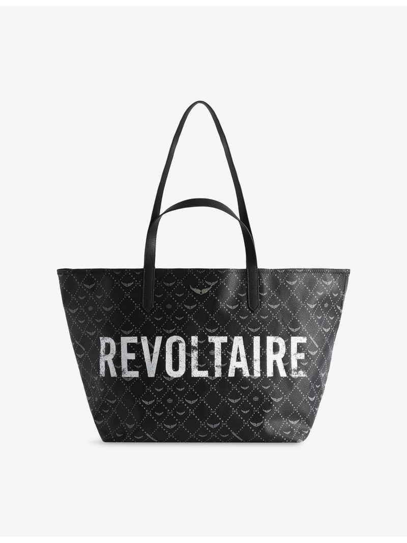 Zadig&Voltaire XL faux-leather tote bag, branded - British product