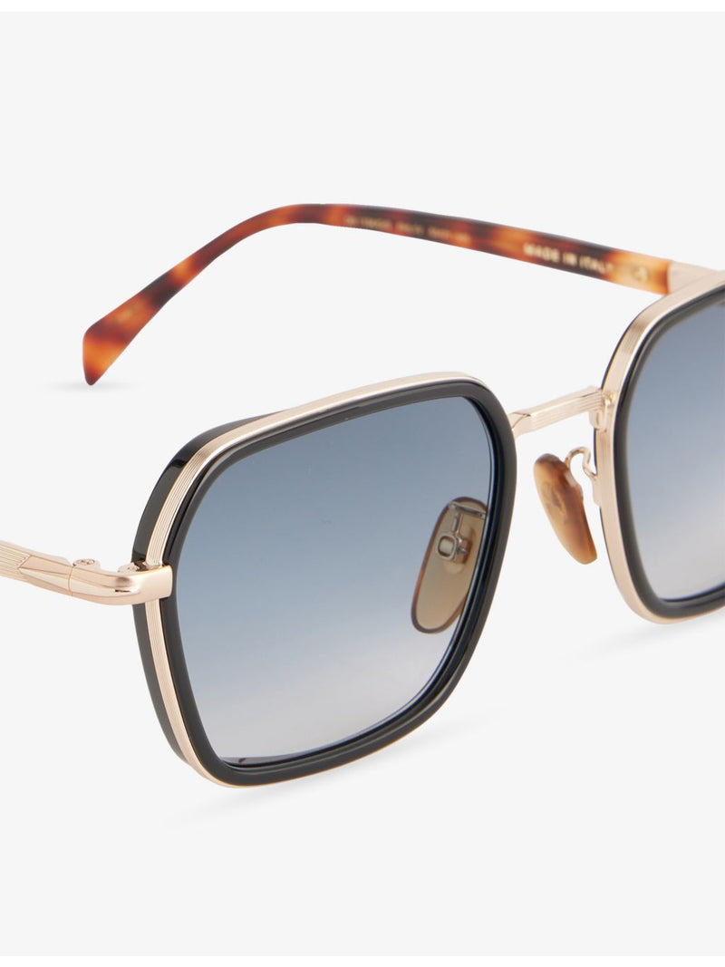 David Beckham square-frame metal sunglasses 1194GS, imported from the UK