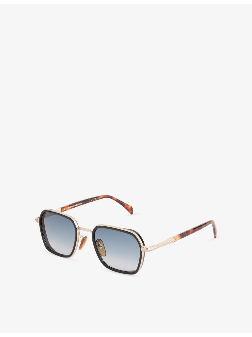 David Beckham square-frame metal sunglasses 1194GS, imported from the UK