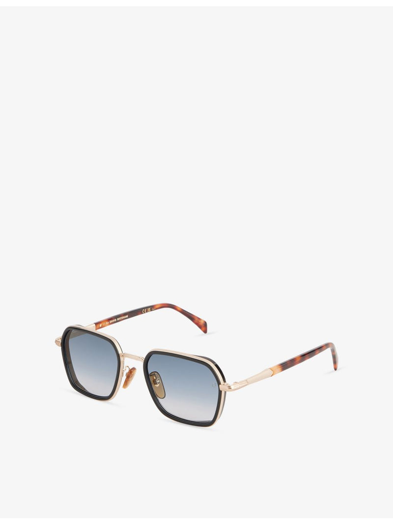 David Beckham square-frame metal sunglasses 1194GS, imported from the UK