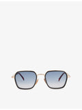 David Beckham square-frame metal sunglasses 1194GS, imported from the UK