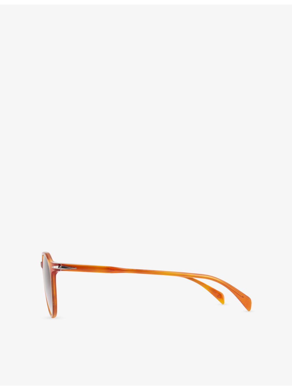 David Beckham round-frame acetate sunglasses with tortoiseshell pattern - British product