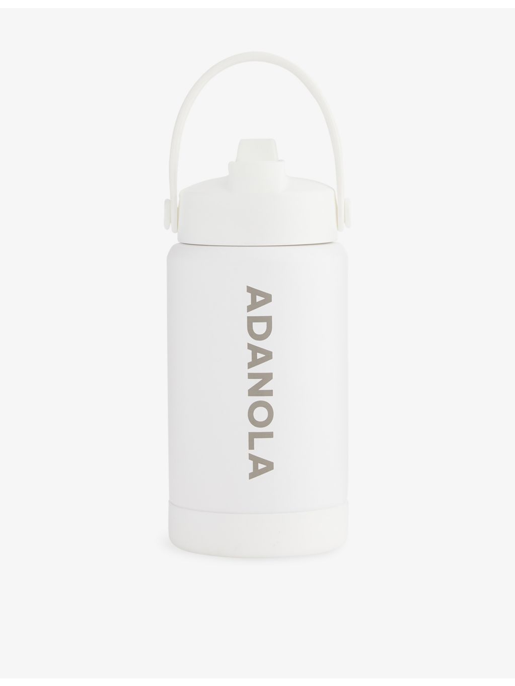 Adanola logo-print stainless steel water bottle 350ml - British product