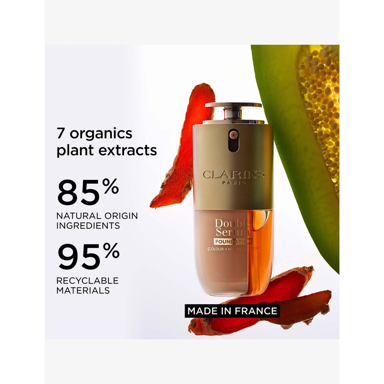 Clarins Double Serum Foundation 30ml - British product