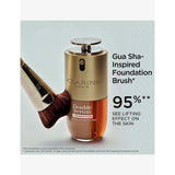Clarins gua sha-inspired foundation brush, UK version