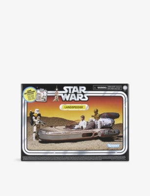 Star Wars Vintage Collection Landspeeder and Luke Skywalker figure set (British brand)