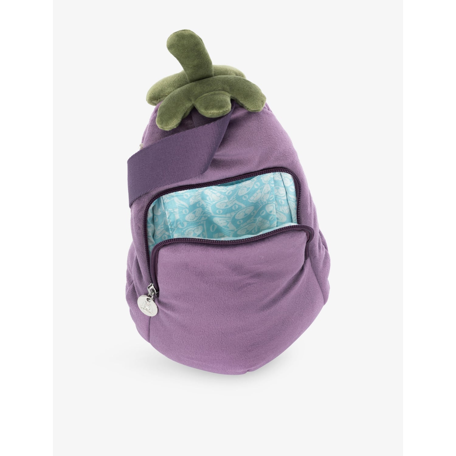 Jellycat soft bag aubergine 27cm, UK version