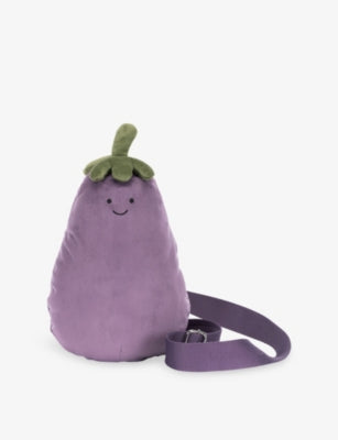 Jellycat soft bag aubergine 27cm, UK version