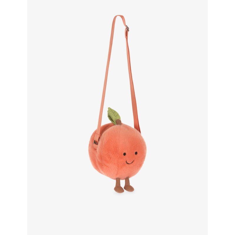 Jellycat Amuseables Peach soft shoulder bag 18cm, UK version