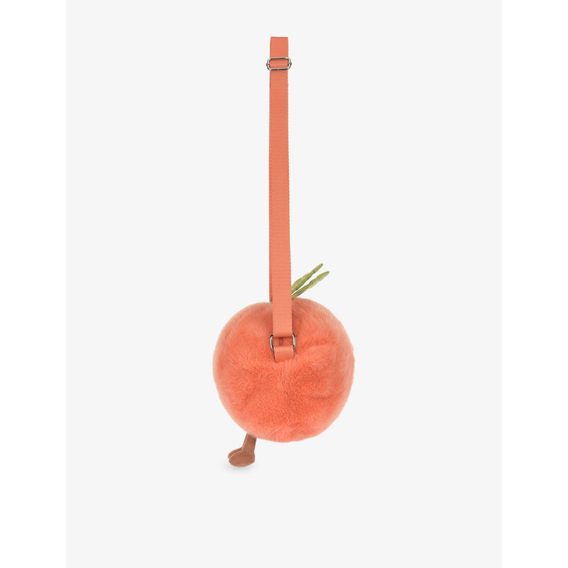 Jellycat Amuseables Peach soft shoulder bag 18cm, UK version