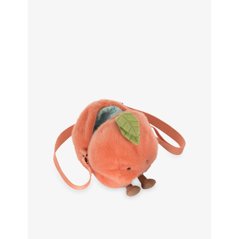 Jellycat Amuseables Peach soft shoulder bag 18cm, UK version