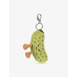 Jellycat Amuseables Pickle soft bag charm - British product