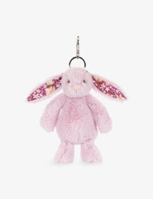 Jellycat Thistlepop Blossom Bunny soft bag charm 18cm (British brand)