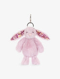 Jellycat Thistlepop Blossom Bunny soft bag charm 18cm (British brand)