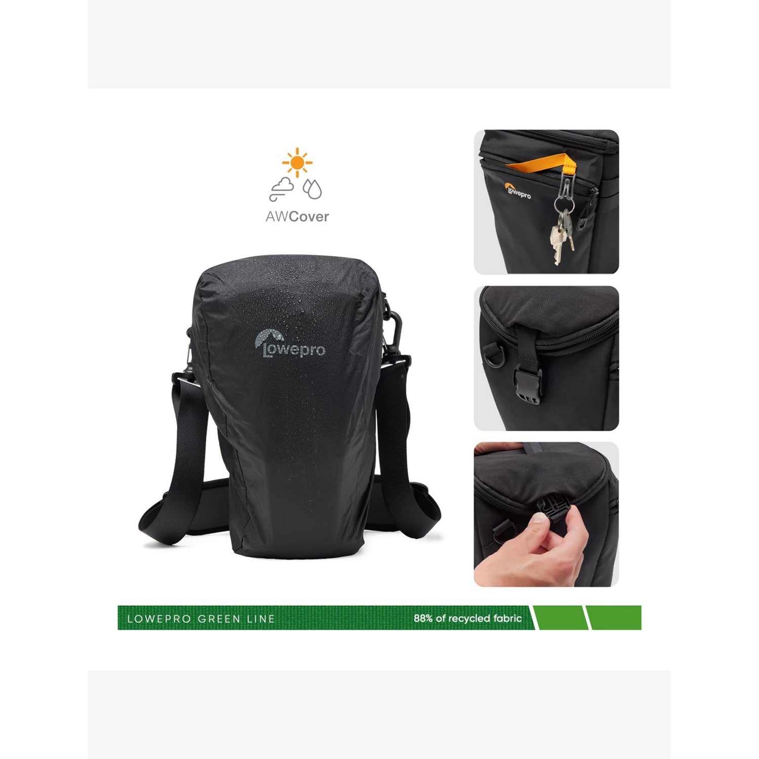 Lowepro TLZ 70 Pro AW III toploader camera bag 5L, imported from the UK