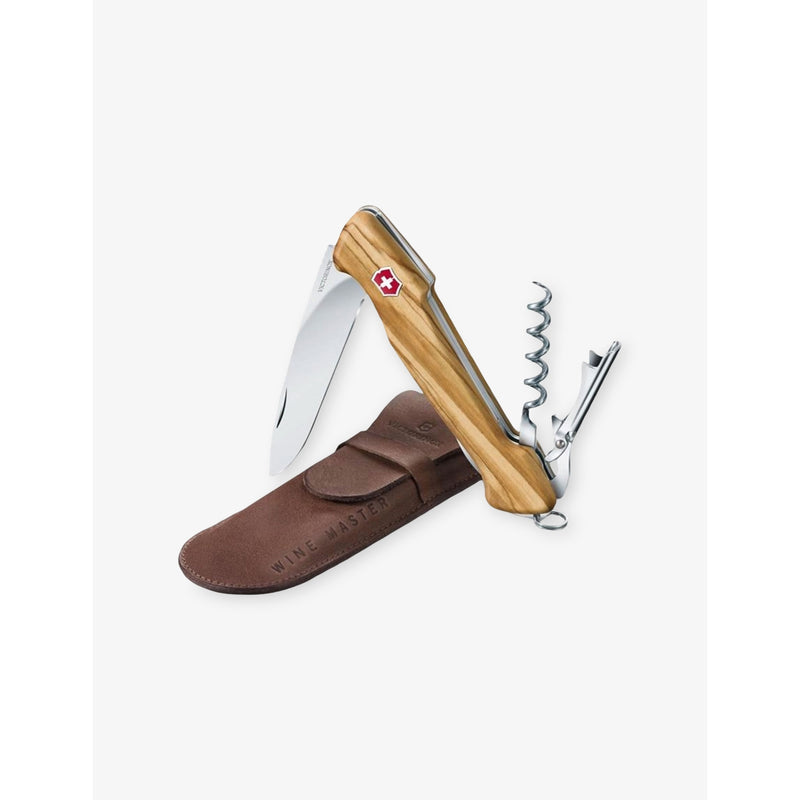 Wine Master olive pocket knife with corkscrew and foil cutter - British product