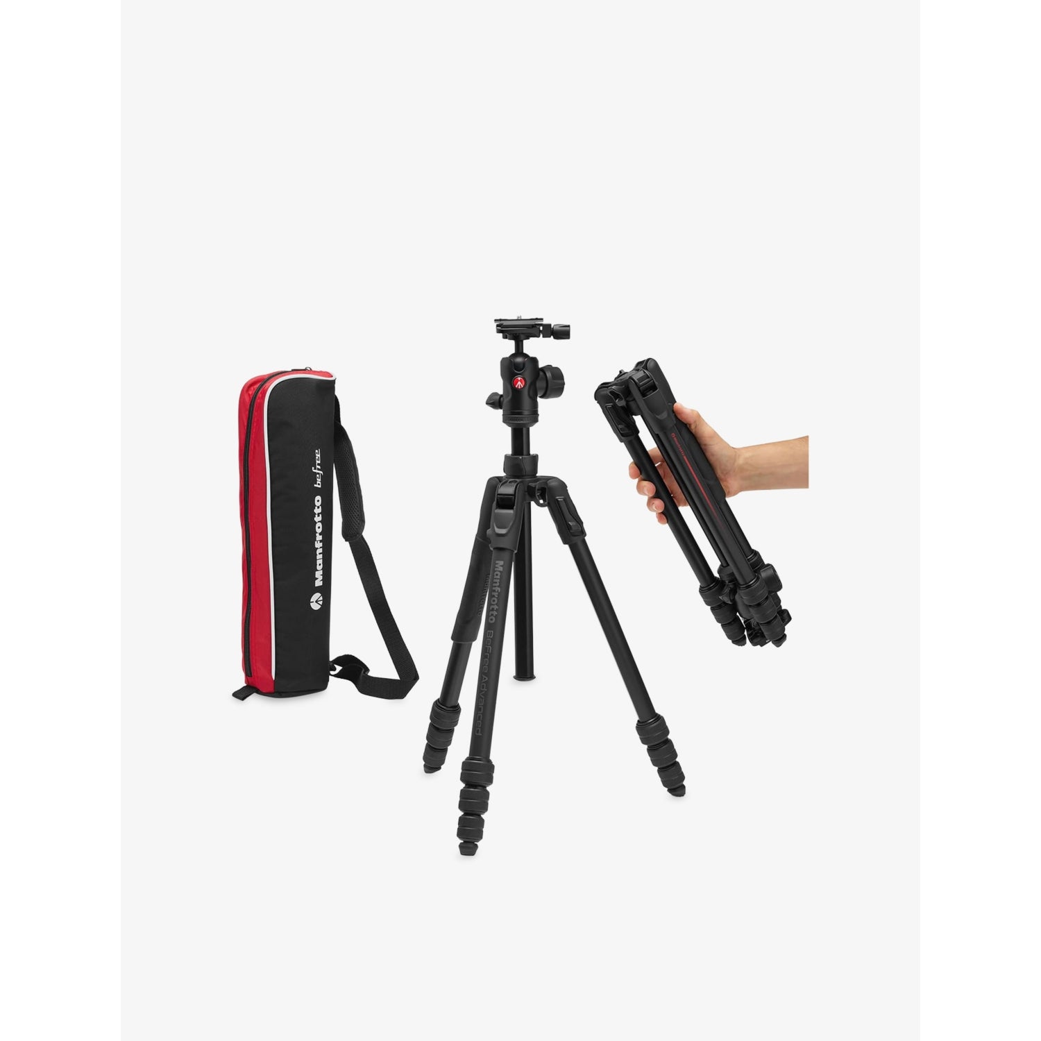 Manfrotto Befree Advanced AS aluminium travel tripod kit - British product