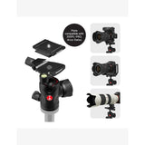 Manfrotto Befree Advanced AS aluminium travel tripod kit - British product