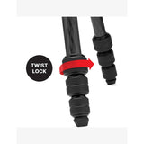 Manfrotto Befree Advanced AS carbon fibre travel tripod, imported from the UK
