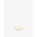 Hardware 14ct Yellow-Gold and Lab-Grown Pavé Diamond Ring - L