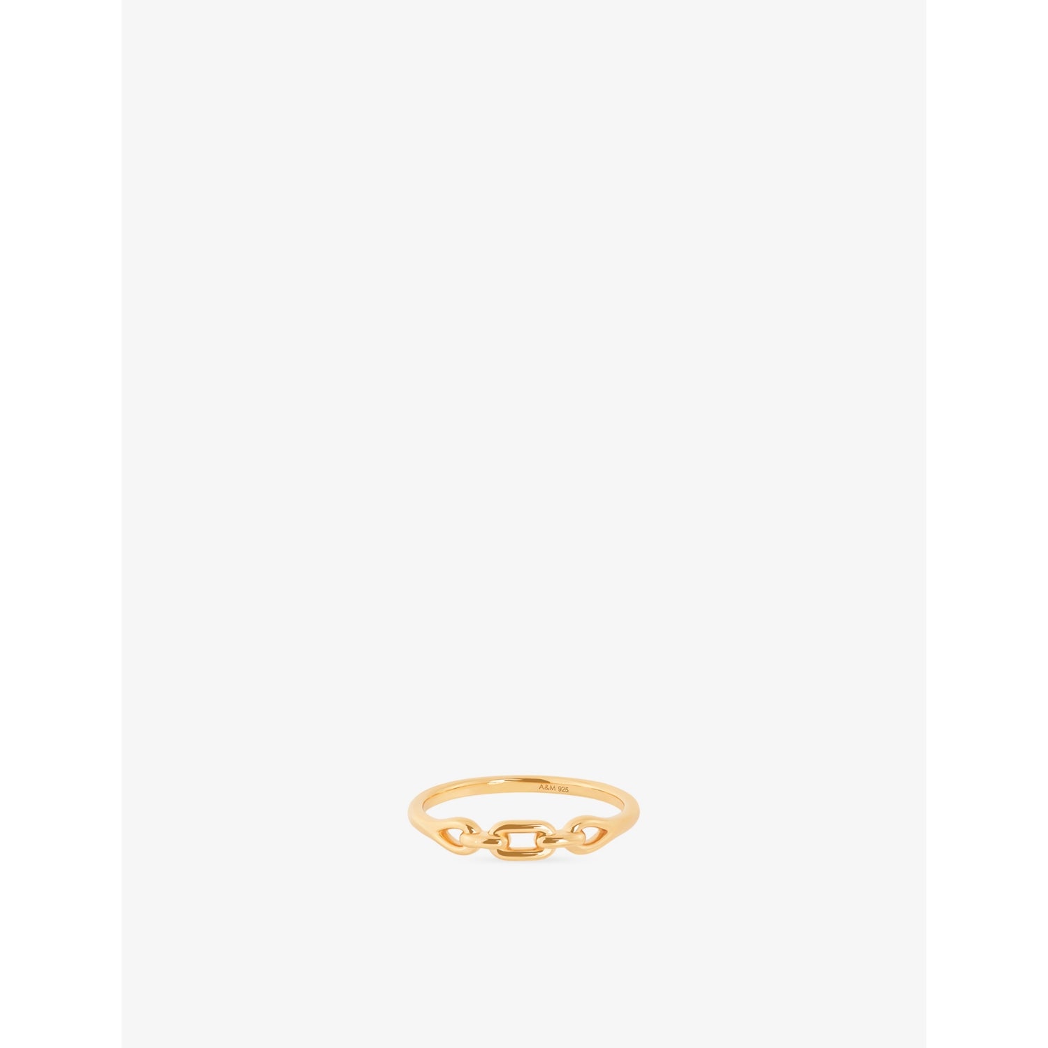 Link Hardware 18ct Yellow Gold-Plated Sterling-Silver Ring - L