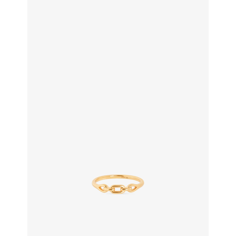 Link Hardware 18ct Yellow Gold-Plated Sterling-Silver Ring - L