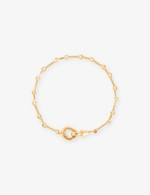Astrid & Miyu Link Hardware 18ct Yellow Gold-Plated Brass Chain Bracelet
