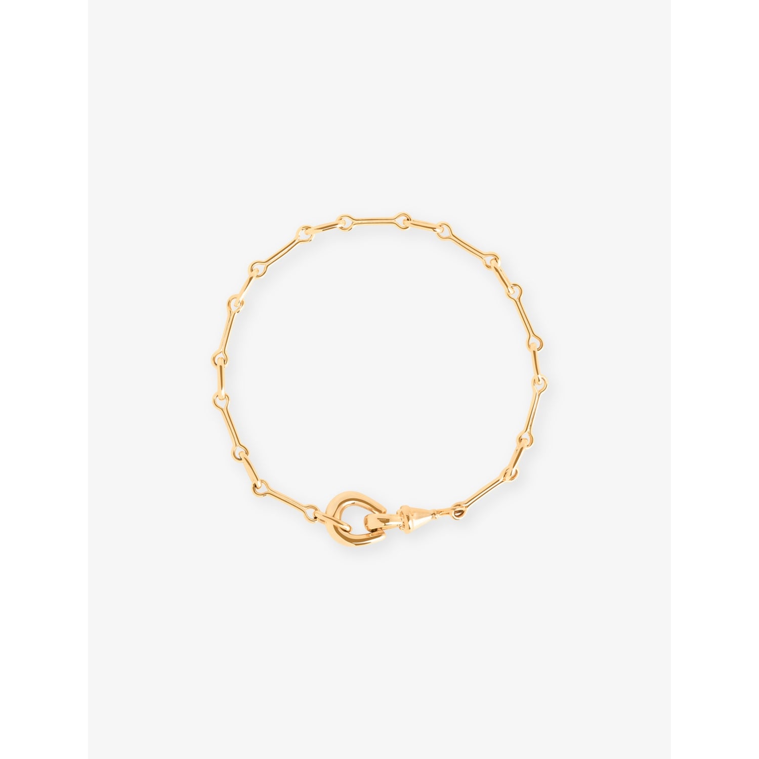 Link Hardware 18ct Yellow Gold-Plated Brass Chain Bracelet - 16.5CM