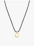 Astrid & Miyu gold-plated horseshoe pendant necklace - British product