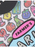 OMY Food Market sticker sheet with 100 assorted stickers, UK version